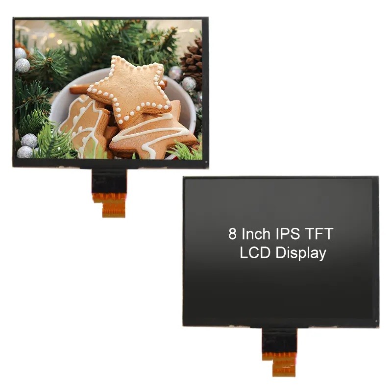 1024x768 écran tactile capacitif de l'affichage LVDS de TFT LCD de 8 pouces
